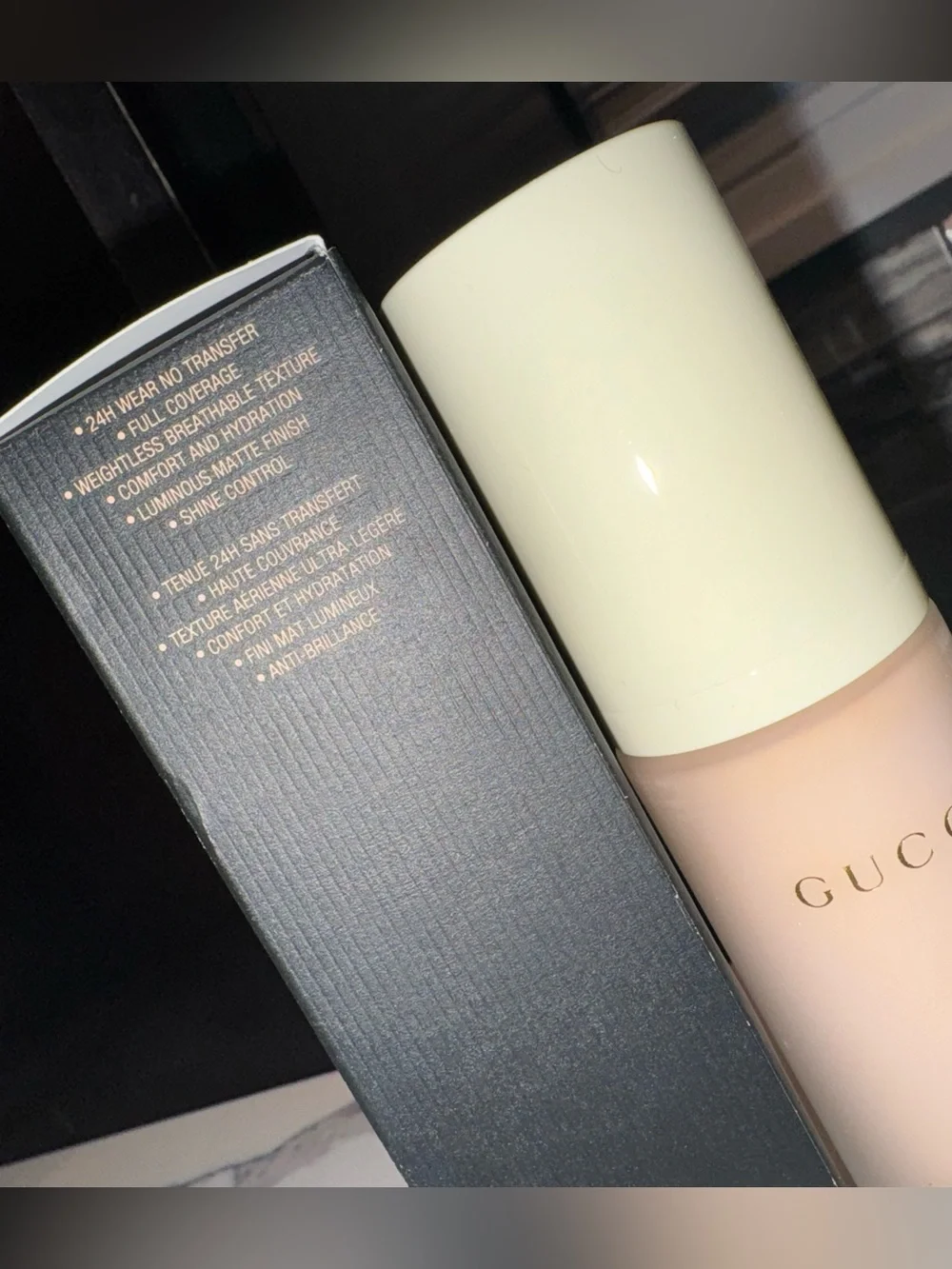 Gucci Éternité de Beauté 24H Luminous Matte Foundation 112C Fair 1 oz - NEW